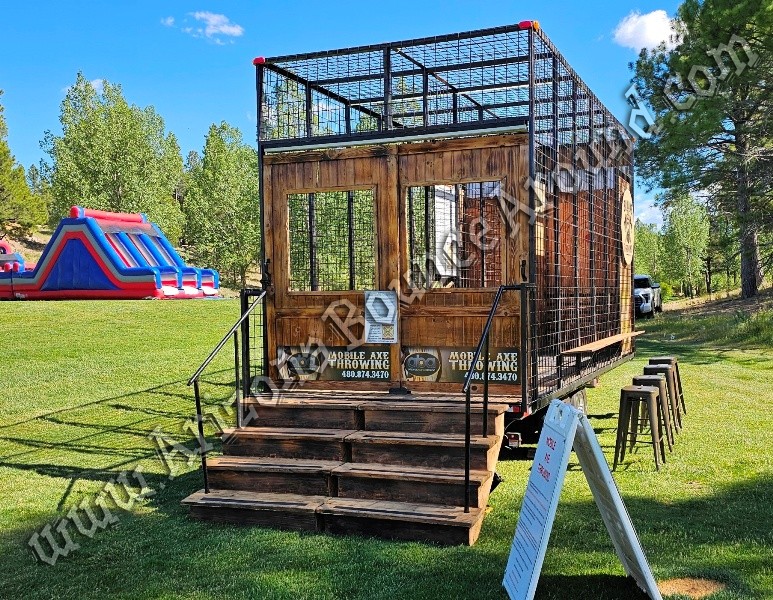Mobile Axe Throwing Trailer Phoenix Arizona